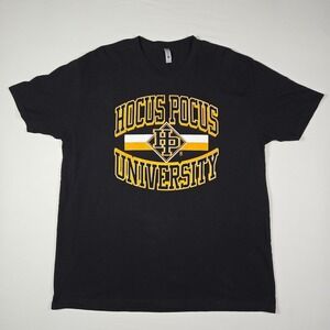 Hocus Pocus University Women's XXL T-Shirt Black Halloween Graphic Tee